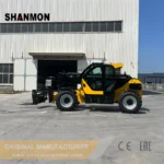 Shanmon 3511J telescopic handler, left view
