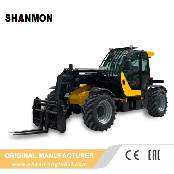 Teleskoplader Shanmon 3507J, Ansicht von links vorne