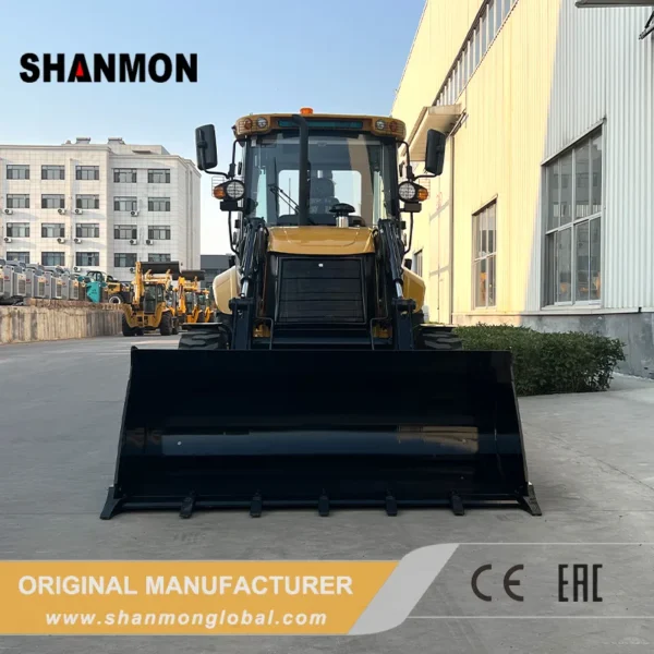 Shanmon 388T Baggerlader, Vorderansicht