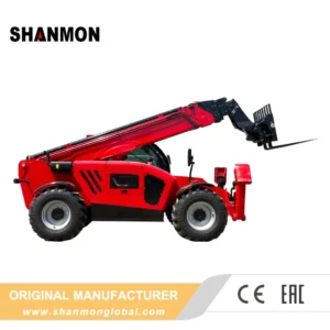 Shanmon 4018Y hydrostatic forklift loader, right view